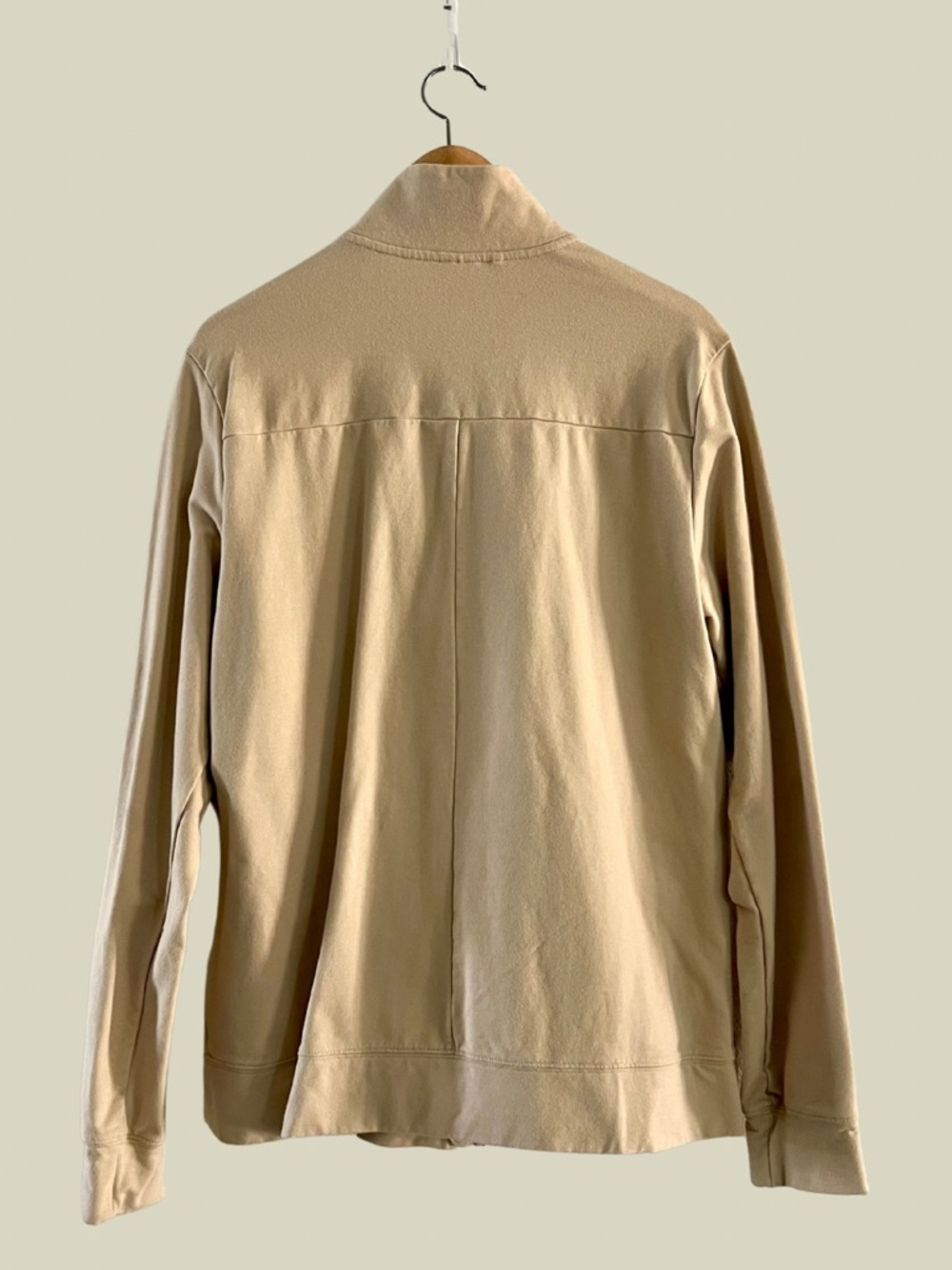 VRST Men's Lightweight Zip-Front Jacket in Tan - Picture 4 of 5